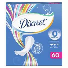 прокладки DISCREET 0% Perfume Multiform 60шт