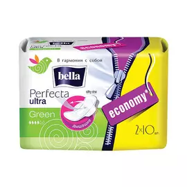 прокладки BELLA Perfecta ultra green 2х10шт