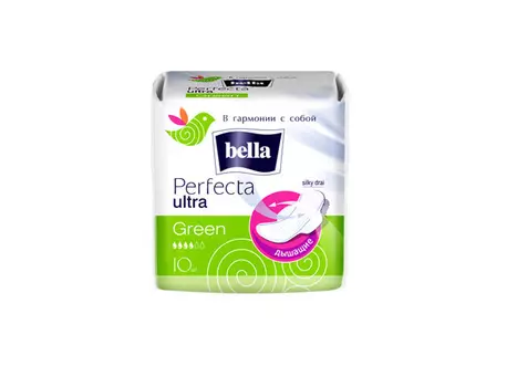 прокладки BELLA Perfecta ultra green silky drai 10шт