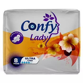прокладки CONFY LADY Ultra Long 8шт.