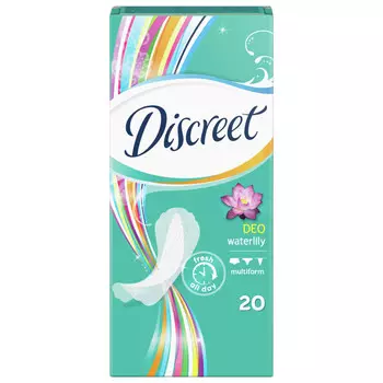 прокладки DISCREET Deo Waterlily Multiform 20шт