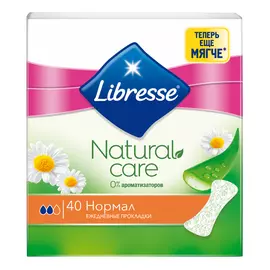 прокладки LIBRESSE Natural Care Нормал 40шт ежедневные