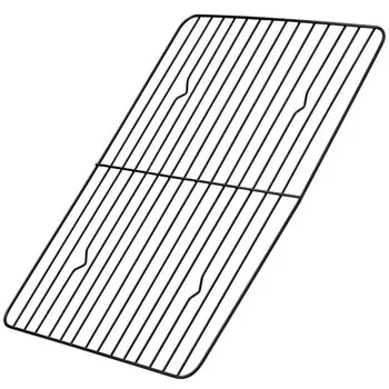 противень для запекания REGENT INOX Easy 42х30,5х6,3см прямоугольный, с решеткой, гриль антипригарное покрытие, сталь
