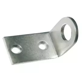 проушина угловая, цинк, 18х50 мм