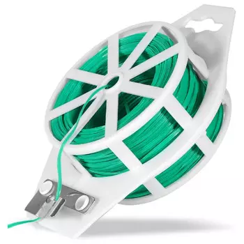 проволока для подвязки растений MAXITERRA на катушке 50м 2мм полиэтилен