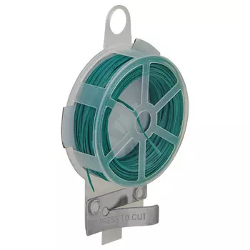 проволока для подвязки растений на катушке 25м 2,5мм металл в ПВХ