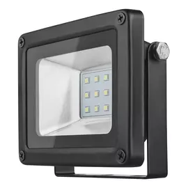 прожектор светодиодный ОНЛАЙТ 10Вт, LED , красный свет, IP65, черный