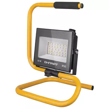 прожектор светодиодный ОНЛАЙТ 50Вт 4250Лм 4000K IP65 желтый