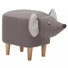 пуф Leset Mouse COMBI 330x650x410 серый/бежевый