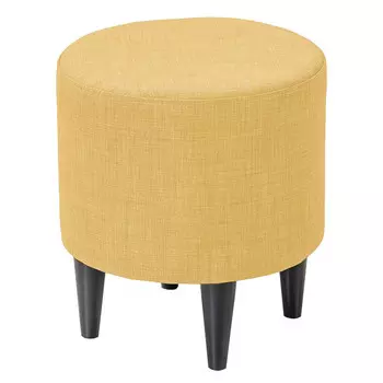 пуф Нико 360х360х400мм рогожка/ткань Twist 10 желтый