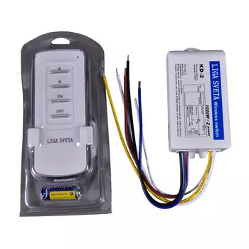 пульт управления LIGA SVETA 2 канала 220В 1000Вт на канал