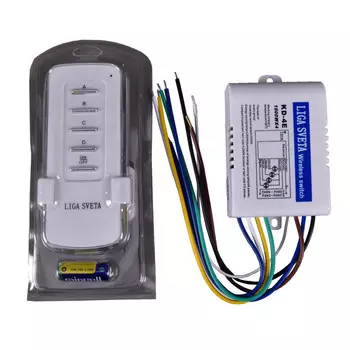 пульт управления LIGA SVETA 4 канала 220В 1000Вт на канал