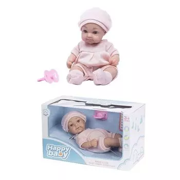 пупс Happy Baby 28см в комплекте с соской