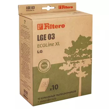 пылесборники FILTERO ECOLine XLE03 (10+фильтр)