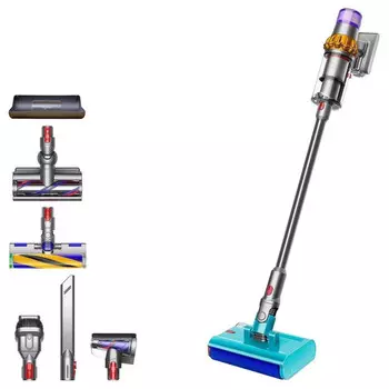 пылесос беспроводной DYSON V15s Detect Submarine 448798-01 контейнер 0,76л, серый