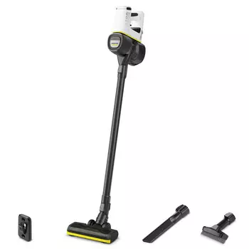 пылесос беспроводной KARCHER VC 4 CORDLESS MYHOME 0,65л черный/белый