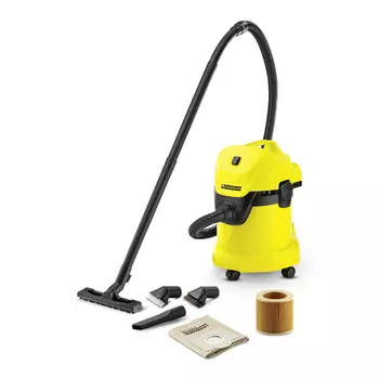 пылесос строительный KARCHER WD 3 Suction Brush 17л 1000Вт