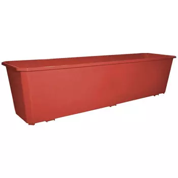 ящик балконный Basil 60см пластик терракотовый