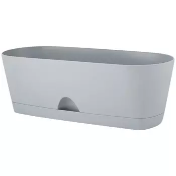 ящик балконный InGreen Amsterdam 40 см пластик серый