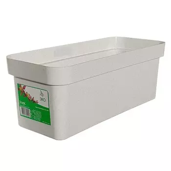 ящик балконный ЭКО 40см пластик светло-серый