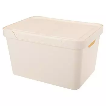 ящик для хранения Econova Luxe, 38х27,6х22 см, 18л, бежевый
