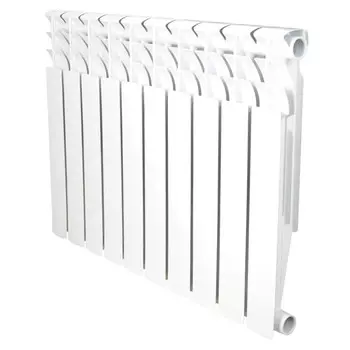 радиатор биметаллический 500 10 секций белый