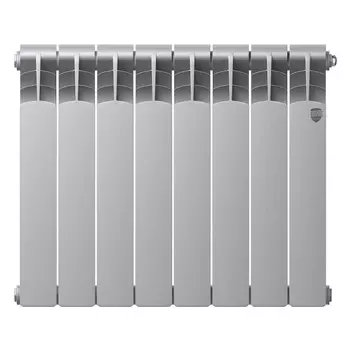 радиатор биметаллический ROYAL THERMO Revolution B 500 серый 8 секций