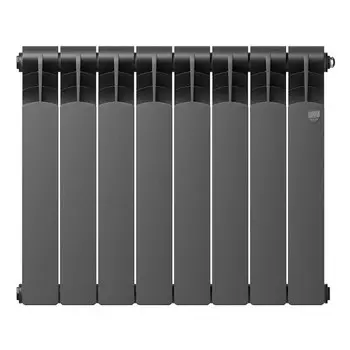 радиатор биметаллический ROYAL THERMO Revolution B 500 черный 8 секций