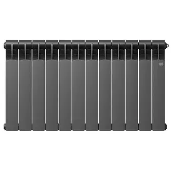 радиатор биметаллический ROYAL THERMO Revolution B 500 черный 12 секций