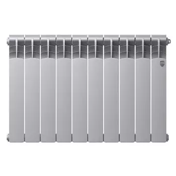 радиатор биметаллический ROYAL THERMO Revolution B 500 серый 10 секций