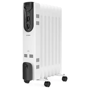 радиатор масляный HYUNDAI HHO-22-07-UI3351 1500Вт 7 секций белый