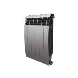 радиатор секционный биметаллический Royal Thermo BiLiner 500 серый 6 секций