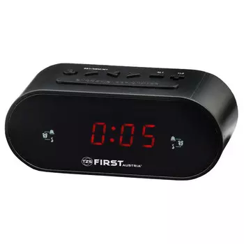 радиочасы FIRST FA-2406-5-BA с будильником черн.