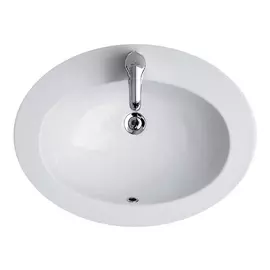 раковина накладная CERSANIT Gamma, 63 см, овальная