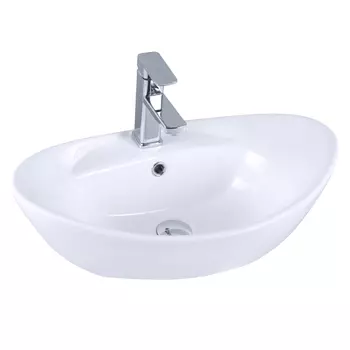 раковина накладная OFELIS Delta 59,5см овал белая