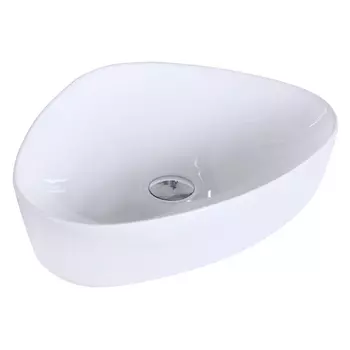 раковина накладная OFELIS Trio 50,5см треугольная белая