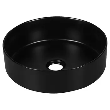 раковина накладная VITARTA Naomi 36см круг черная