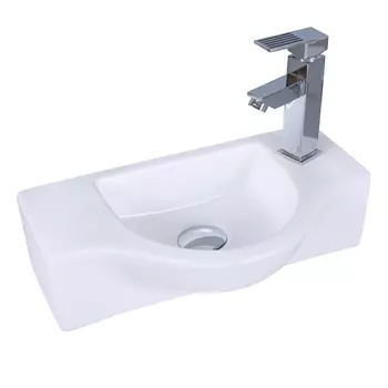раковина OFELIS Viva 44см прямоугольная белая