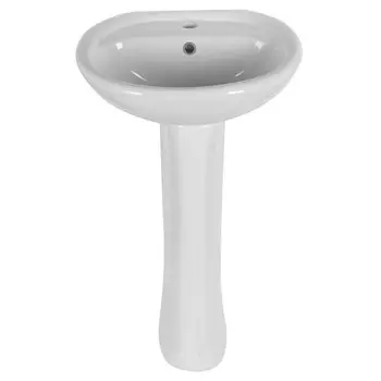 раковина с пьедесталом OFELIS Duo 49,5х43х84см белая