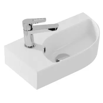 раковина угловая CERSANIT Cameo 45см левая белая