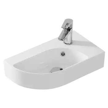 раковина угловая CERSANIT Cameo 45см правая белая