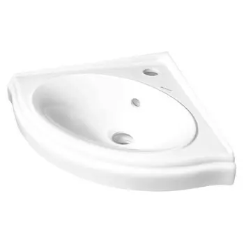 раковина угловая для тумбы Верна 54см фаянс белая