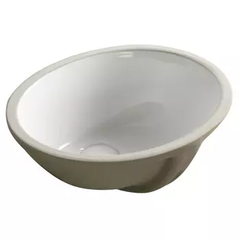 раковина VITARTA Zero 42х19х33,5см овальная белая