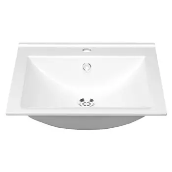 раковина встраиваемая КЕРАМИН Бергамо Нова 50 см квадратная