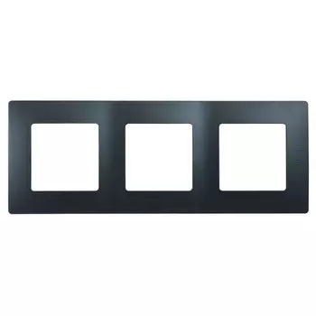 рамка3 поста LEGRAND Etika антрацит