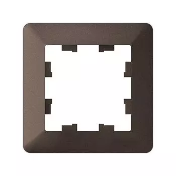 рамка 1 пост AtlasDesign Air мокко