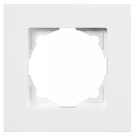 рамка 1 пост GUNSAN Eqona белый