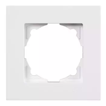 рамка 1 пост GUNSAN Eqona белый