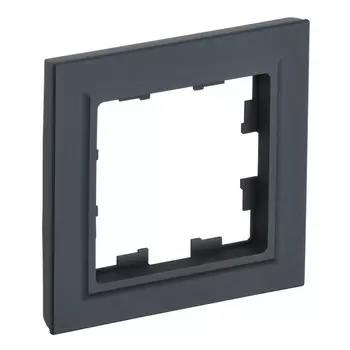 рамка 1 пост IEK BRITE графит