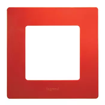 рамка 1 пост LEGRAND Etika красный